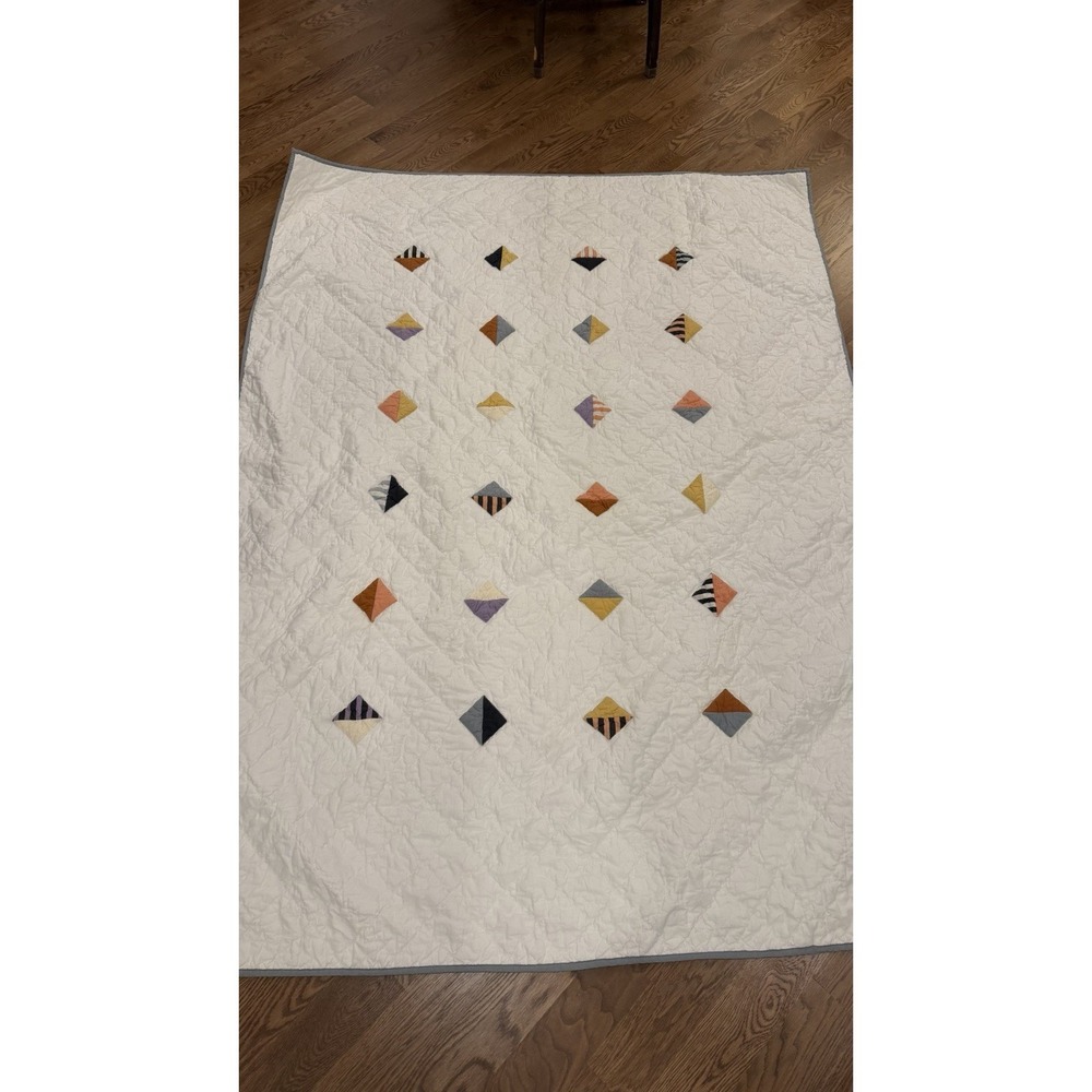 Crate & Kids geo Dimond Kids Organic Cotton Quilt Twin